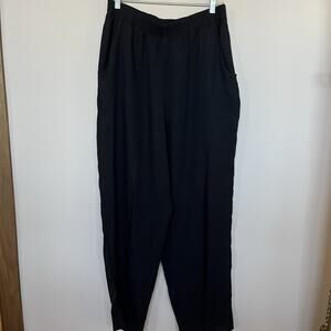 Lindsay Gee Pull-On Elastic Waist Pants Black Size 18W